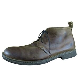 Born Brown Leather Ankle Boots Mens Lace Up Casual‎ Desert Chukka 14 M